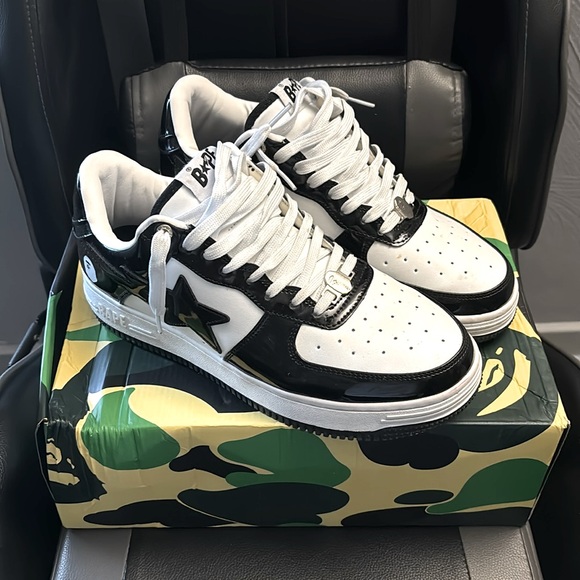BAPE Bapesta Low ‘Black’ - Picture 1 of 9